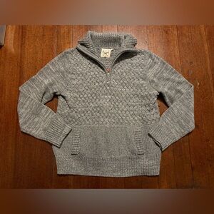 Women’s Cotton Rye Cable Knit Sweater ~ size Large